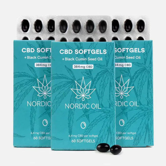 3FÜR2 Nordic Oil CBD Kapseln (384 mg) 3x60 Stück