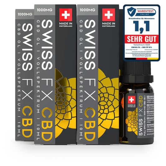4X Swiss FX Öl 10% Vollspektrum 10ml - Natur Shop