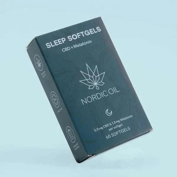 3er Pack Nordic Oil CBD Kapseln mit Melatonin für erholsamen Schlaf