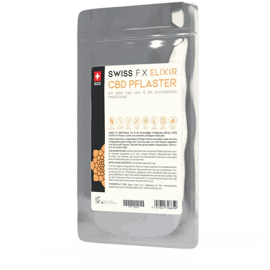 30 Stück CBD Pflaster mit 20mg CBD zur transdermalen Anwendung für langanhaltende Wirkstoffabgabe