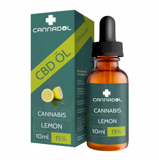 Cannadol Lemon CBD Öl Vollspektrum 15% (1500mg) – 10ml
