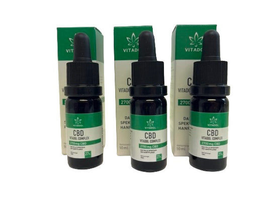 3 X VITADOL COMPLEX 27% – Bio – Vegan 3x10ml Flasche