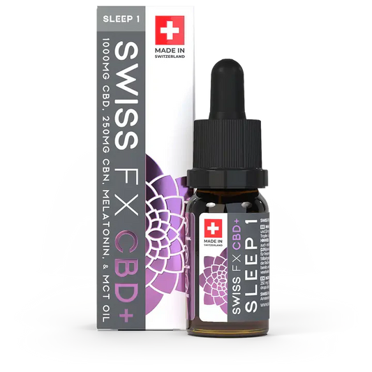 Swiss FX CBD Öl SLEEP I 10% 10ml Flasche - Natur Shop