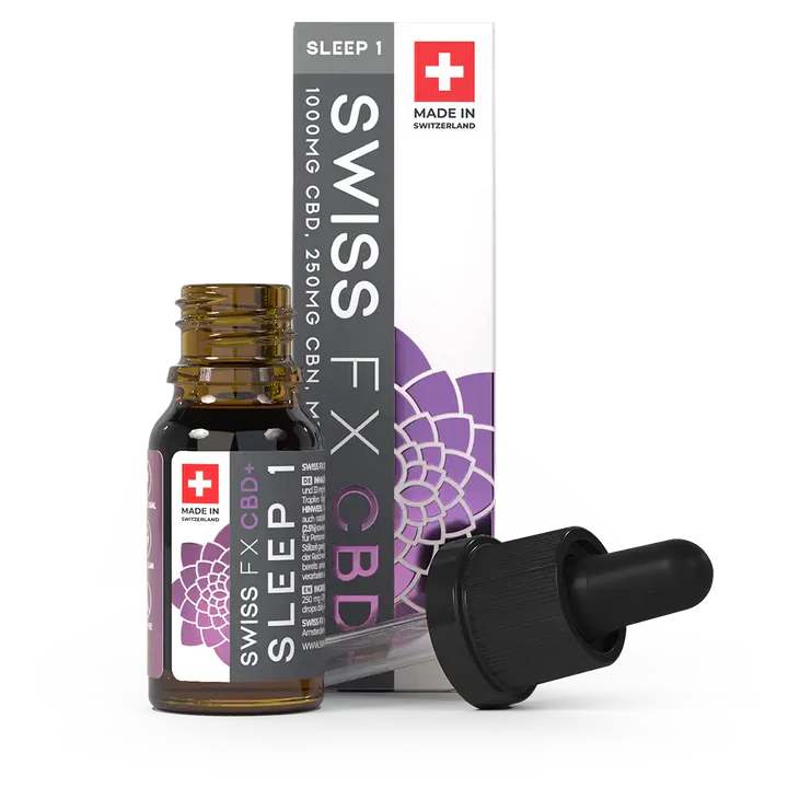 Swiss FX CBD Öl SLEEP I 10% 10ml Flasche - Natur Shop