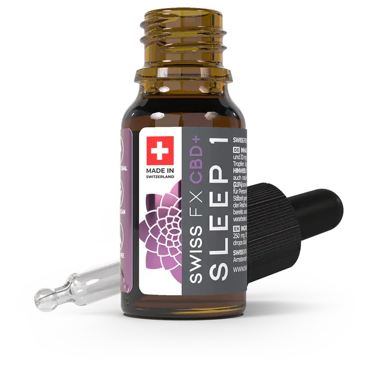 Swiss FX CBD Öl SLEEP I 10% 10ml Flasche - Natur Shop