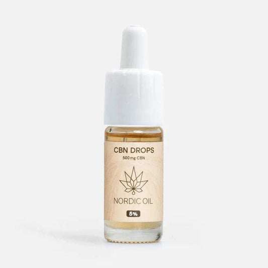 CBN Öl 5% 10ml Flasche mit Pipette für natürliche Entspannung und erholsamen Schlaf