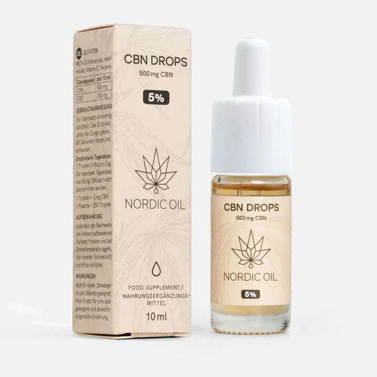 CBN Öl 5% 10ml Flasche mit Pipette zur natürlichen Entspannung und verbessertem Schlaf