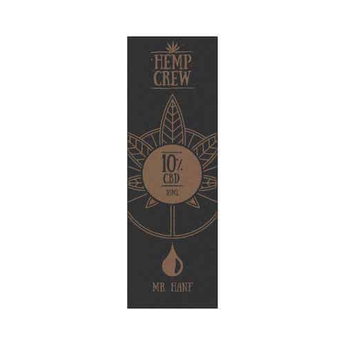 Hemp Crew Mr Hanf CBD Öl 10% 1000mg 10ml Flasche Vollspektrum Hanfextrakt in Violettglas mit Pipette