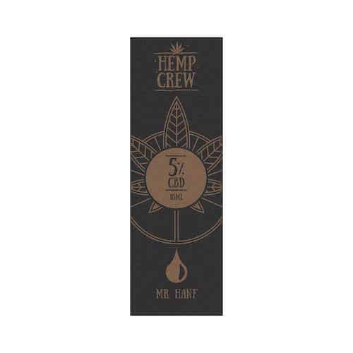 Hemp Crew Mr Hanf CBD Öl 5% in 10ml Flasche mit natürlichem Hanfgeschmack und Vollspektrum-Hanfextrakt
