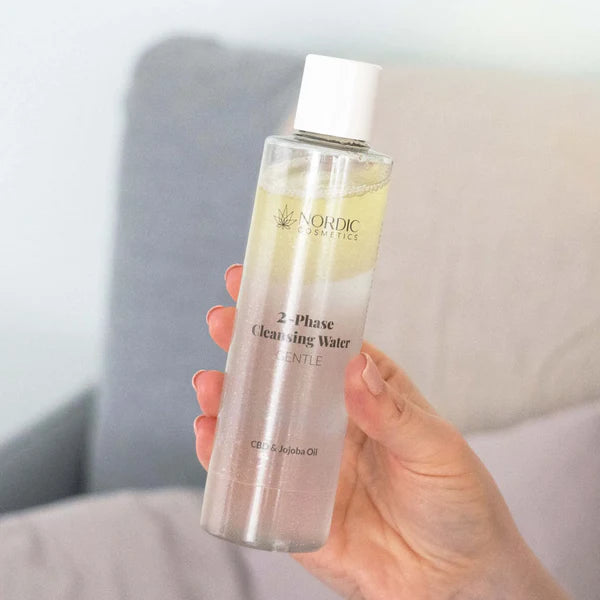CBD 2-Phasen Reinigungswasser GENTLE – Sanfter Make-up Entferner | Nordic Oil