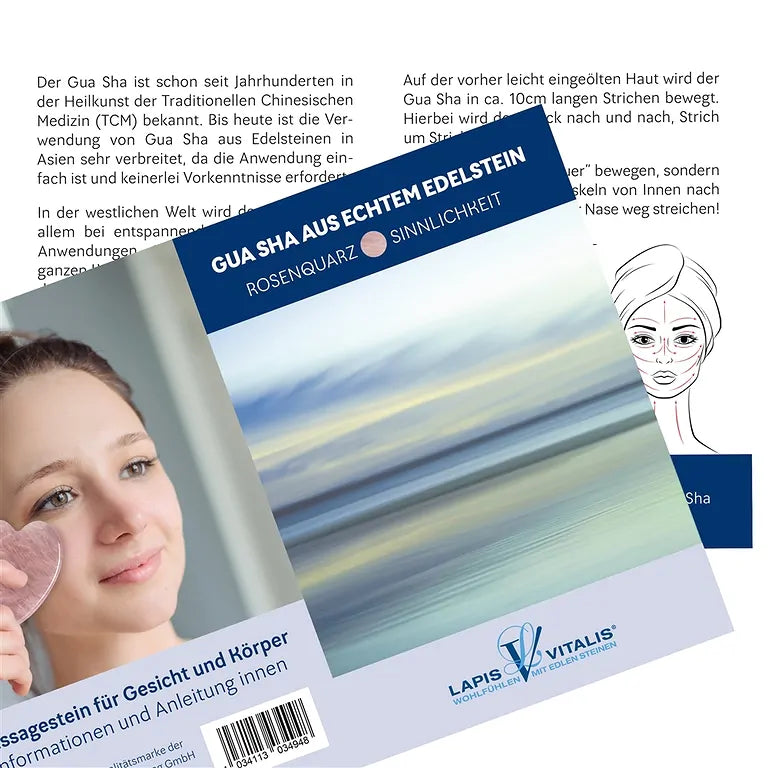 Wellness Set – Gua Sha Rosenquarz & CBD Gesichtsöl CALM (300mg)