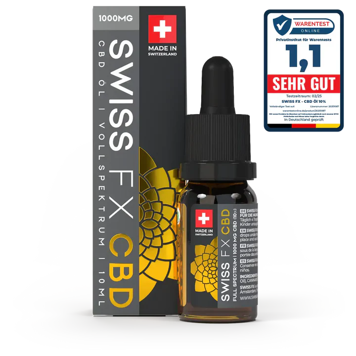 4X Swiss FX Öl 10% Vollspektrum 10ml - Natur Shop