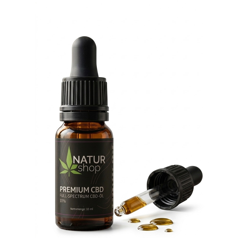 3X Natur-Shop Premium CBD-Öl 10% (1000mg) – Bio-Vollspektrum | Vorteilspack