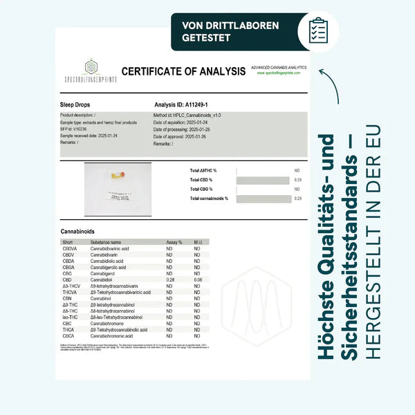 Nordic Oil CBD Schlaftropfen mit Melatonin