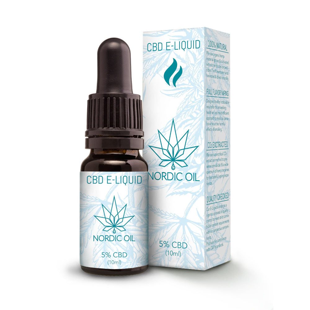 Nordic Oil CBD E-Liquid (5% / 500mg CBD) 10ml Flasche